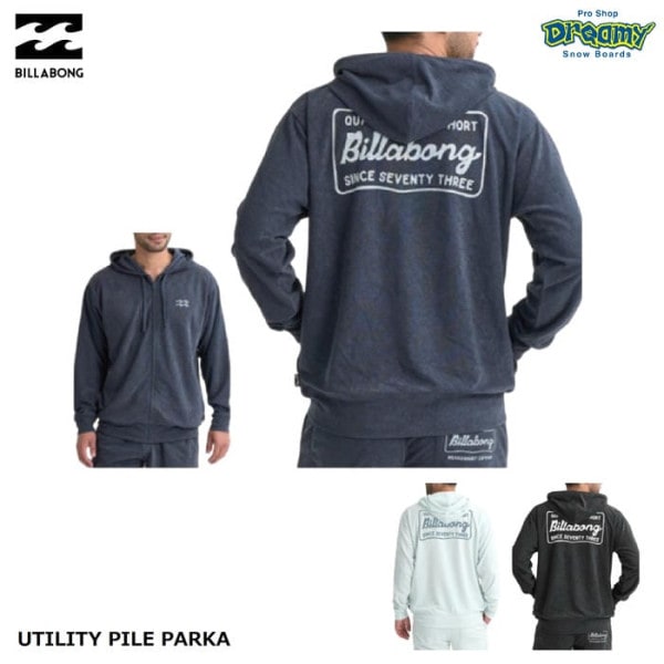 BILLABONG UTILITY PILE PARKA BG011874 �ѡ����� Ĺµ ��Φξ�� UV���å� ���åץ��å� �ե른�å� ����ѥ��ȥѥ��� �Хå��ץ��� ���� �ӥ�ܥ� ������
