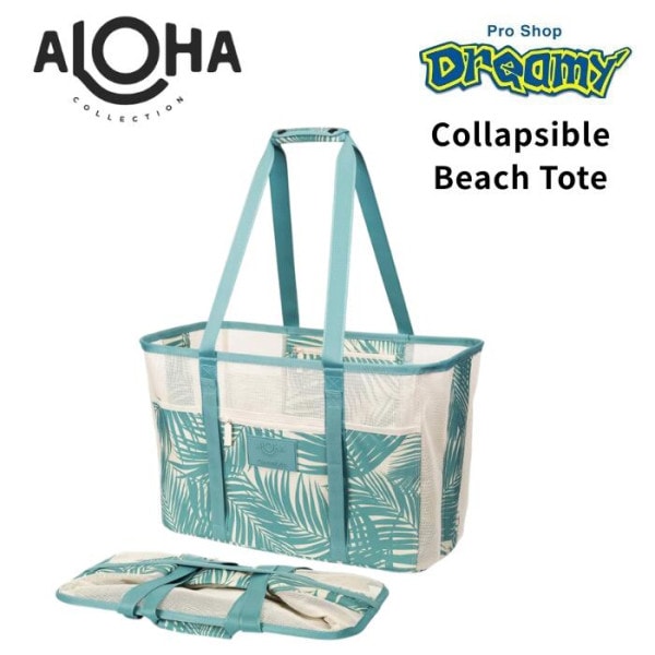 ALOHA COLLECTION �����ϥ��쥯����� Collapsible Beach Tote GREEN 1872241 ���� ��ũ �ӡ��� �Хå�