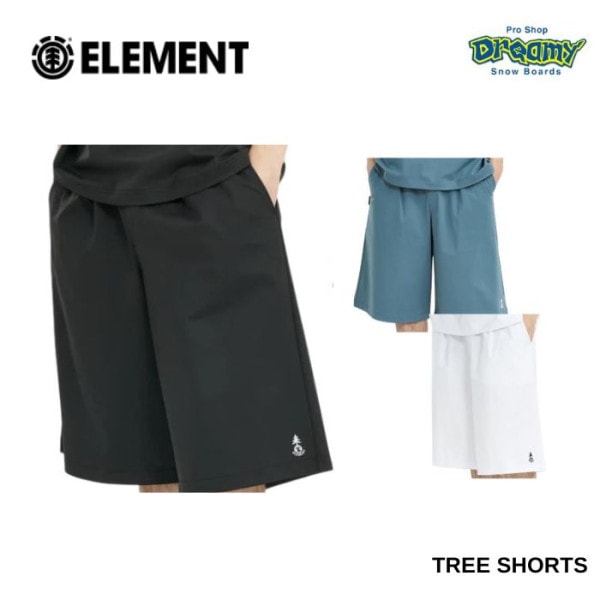 ELEMENT ������� TREE SHORTS BG021606 FBK/GRY/WHT ���硼�ȥѥ�� ��� �ۿ�®�� UV���å� ������