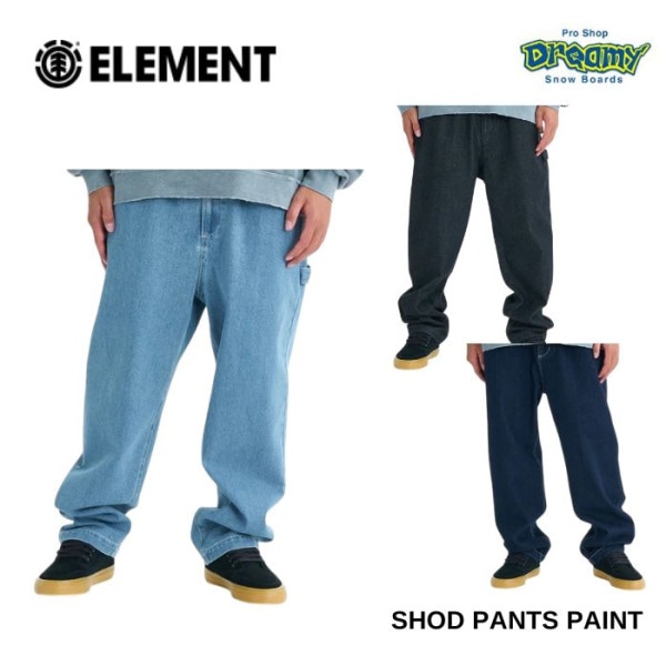 ELEMENT ������� SHOD PANTS PAINT ���󥰥ѥ�� BG021702 BDM/MIU/RIG ��� ������