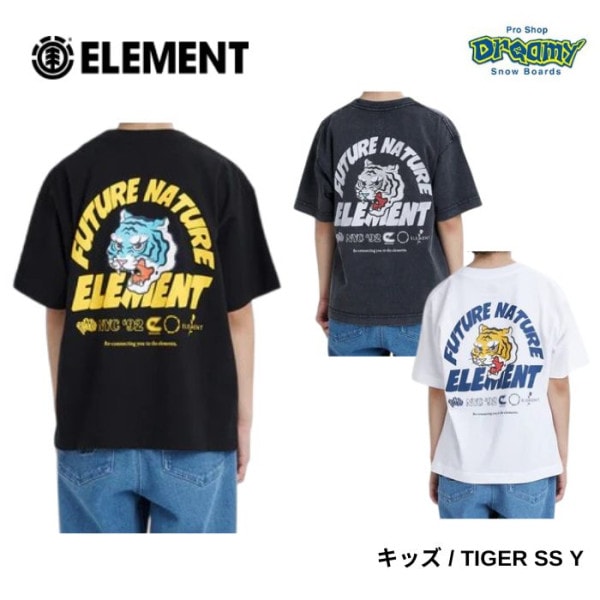 ELEMENT ������� TIGER SS Y T����� BG025258 FBK/RBK/WHT ���å� Ⱦµ ������