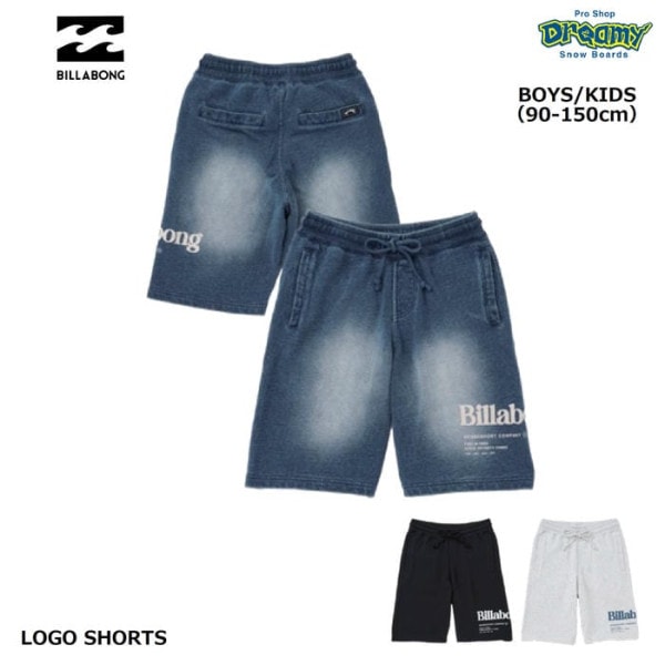 BILLABONG LOGO SHORTS BG015600 ���å� ���硼�ȥѥ�� 90-150cm �������å� �����������硼�� ���� �ɥ��������� �ݥ��å� ���� û�ѥ� �ӥ�ܥ� ������
