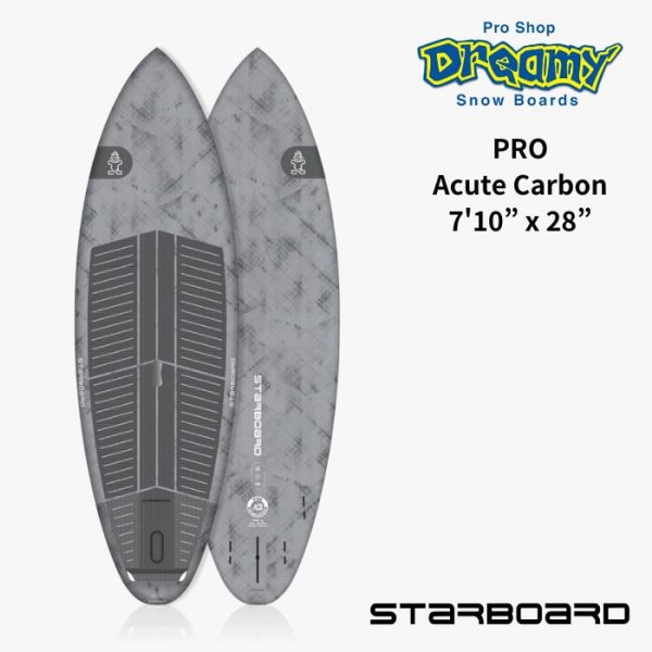 STARBOARD �������ܡ��� Pro 7'10�� x 28�� 104L Acute Carbon �ץ� SUP BOARD �ϡ��ɥܡ��� ���å�