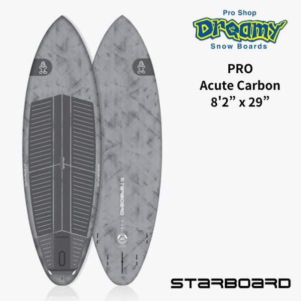 STARBOARD �������ܡ��� Pro 8'2�� x 29�� 118L Acute Carbon �ץ� SUP BOARD �ϡ��ɥܡ��� ���å�