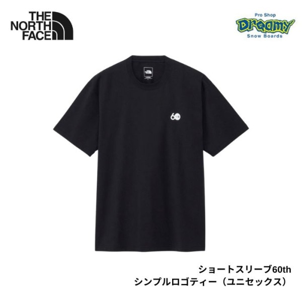 THE NORTH FACE �Ρ����ե����� ���硼�ȥ��꡼��60th ����ץ�����ƥ��� ��˥��å��� T����� NT82641 �֥�å���K ������