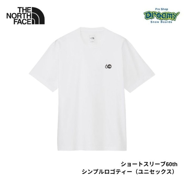 THE NORTH FACE �Ρ����ե����� ���硼�ȥ��꡼��60th ����ץ�����ƥ��� ��˥��å��� T����� NT82641 �ۥ磻�ȡ�W ������