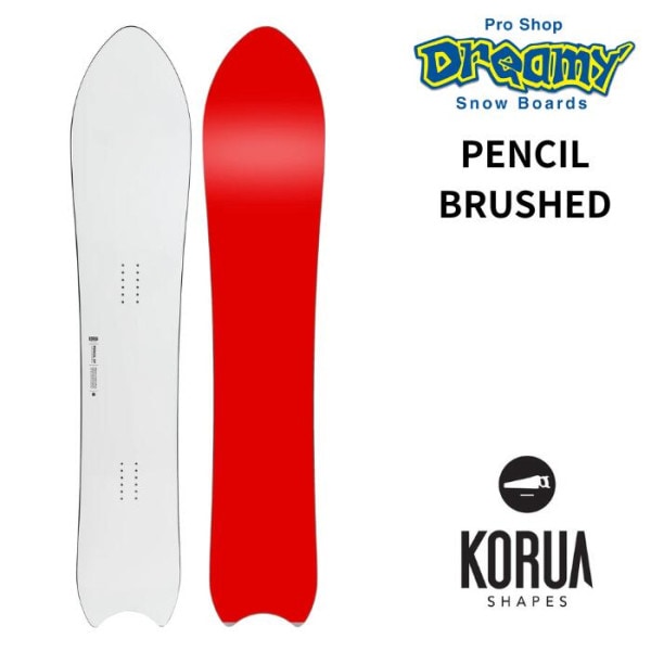 KORUA ���륢 PENCIL BRUSHED �ڥ󥷥�֥�å���� �����ӥ� �ѥ����� �ե꡼��� ���Ρ��ܡ��� ��