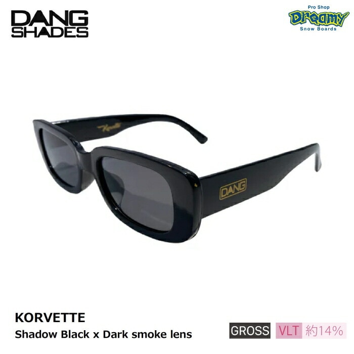 DANG SHADES ダンシェイディーズ ゴーグル　マットブラック サングラス DANG SHADES ダン・シェイディーズ ORIGINAL Black