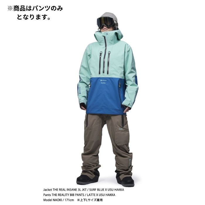 た*か様 ★REW★ THE REALITY BIB PANTS 19 Mサイズ 2025 REW アールイーダブル r REALITY BIB PANTS 23 XXL GORE-TEX 3L