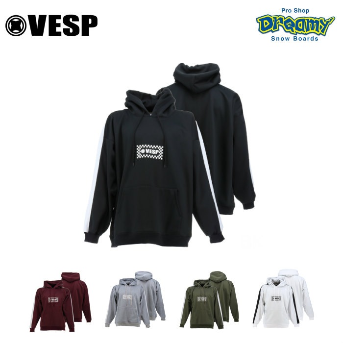 VESP べスプ CHECKERED LOGO LINE HOODY VPMS19-01 パーカー