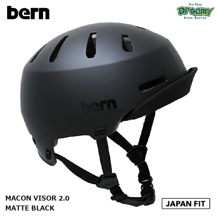bern バーン MACON VISOR 2.0 MATTE BLACK メーコン・バイザー