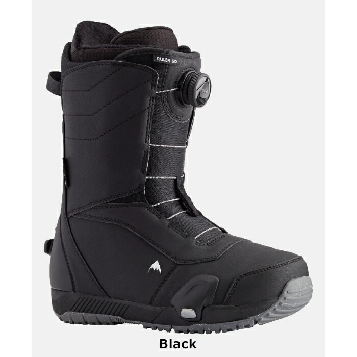 BURTON �С��ȥ� Men's Ruler Step On SnowboardBoots 172871 ��� �롼�顼 ���ƥåץ��� BOA �ߥǥ�����ե�å��� Black ���Ρ��ܡ��ɥ֡��� ������