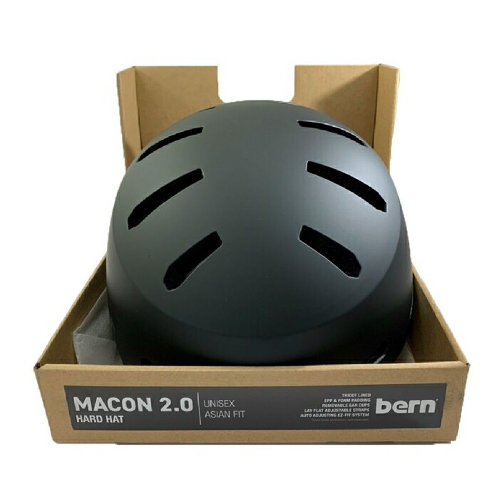 bern 3XL macon バイザー　マットブラック 　極美品 bern - Macon 2.0 / Matte Black | ストリートベースの高いデザイン性