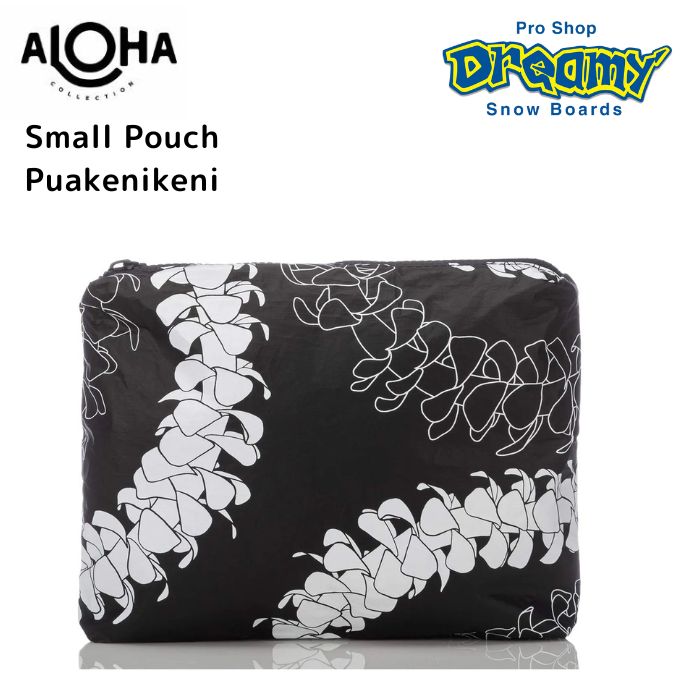 ALOHA COLLECTION アロハコレクション Small Pouch Puakenikeni Wht