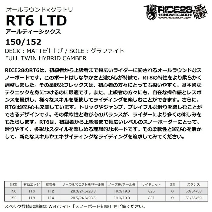 25-26 RICE28 RT6 LTD ライストゥエンティーエイト ハイブリッド