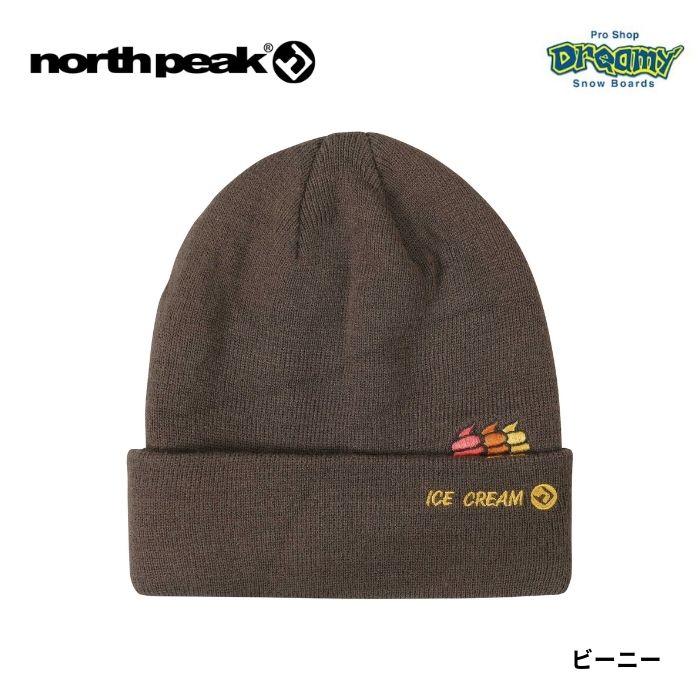 north peak ノースピーク BEANIE ビーニー ニット帽 スノーボード