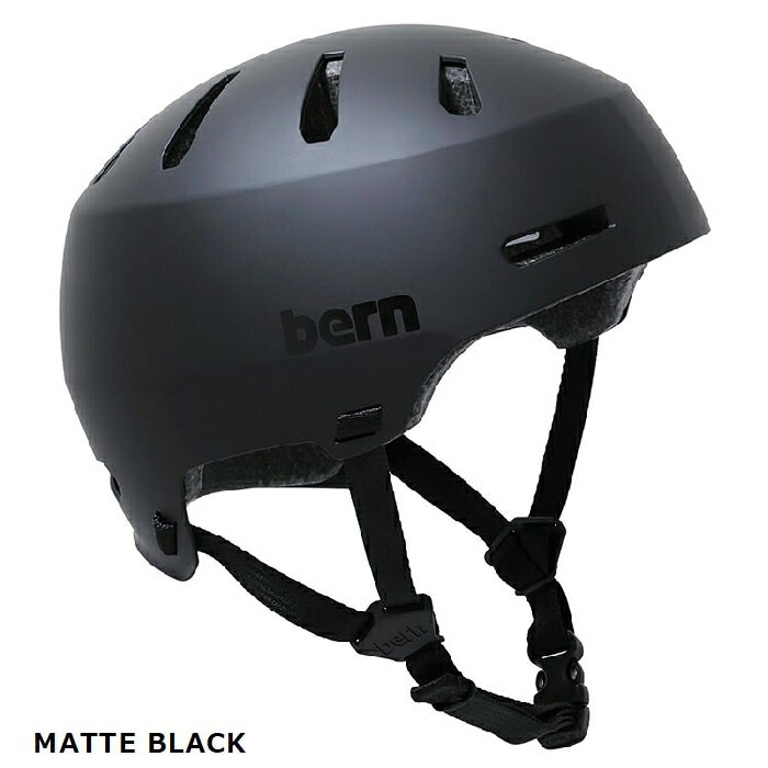 ｂｅｒｎ　ＭＡＣＯＮ　ＨＡＲＤＨＡＴ　マットブラックＭＭ bern バーン MACON 2.0 MATTE BLACK メーコン ジャパンフィット
