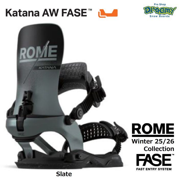 25-26 ROME Katana AW FASE Slateファストエントリーシステム 専用