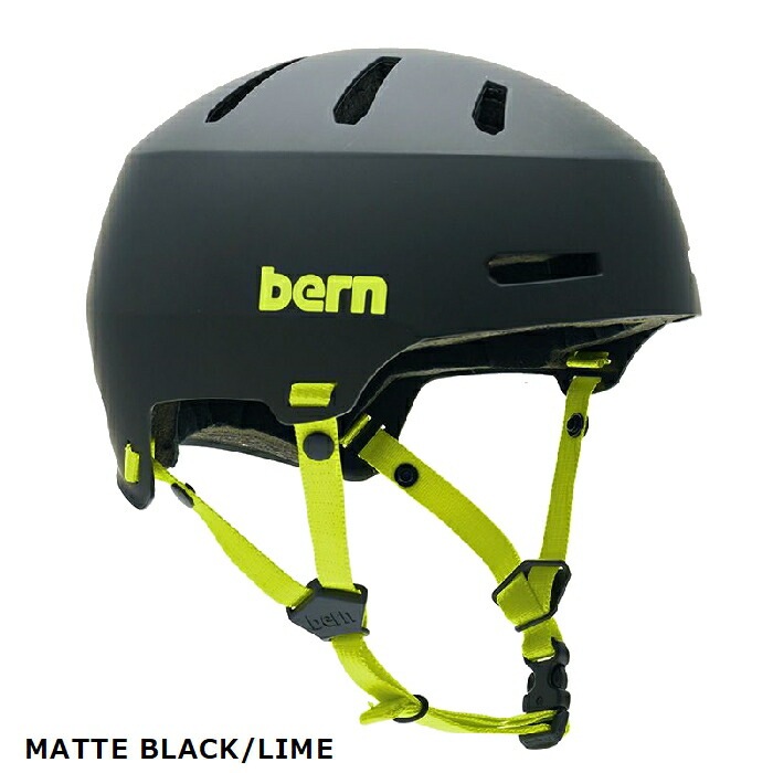 bern バーン MACON 2.0 MATTE BLACK/LIME メーコン ジャパン