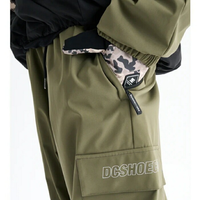 DC ディーシーシューズ　スノーボードウェア パンツ  CARGO DC Shoes ディーシーシューズ 24 DC SNOW WIDE CARGO PT DPT243935