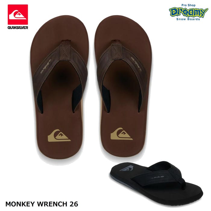 QUIKSILVER MONKEY WRENCH 26 EQYL100078 サンダル 25-28cm トング
