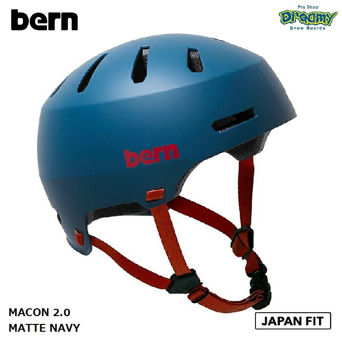 bern MACON バーン メーコン 日本Mサイズ マットネイビー bern バーン MACON 2.0 MATTE NAVY メーコン ジャパンフィット