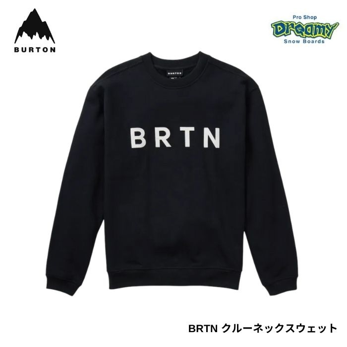 BURTON バートン BRTN クルーネックスウェット 137171FA0 True Black