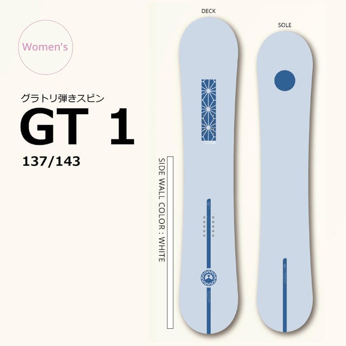 26-27 leverage GT1 137/143 ダブルキャンバー グラトリ専用ボード