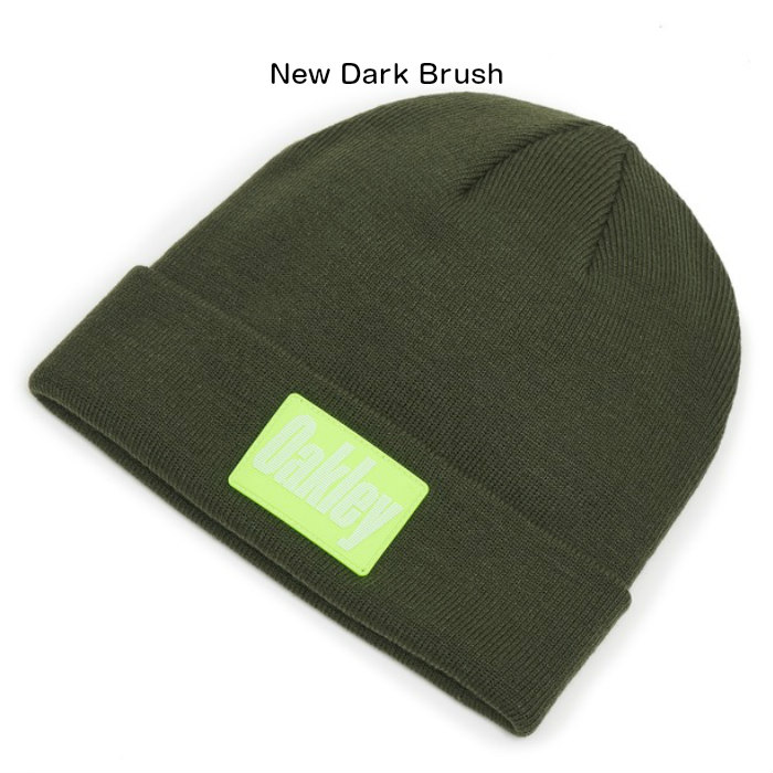 希少oakley レザーパッチニット