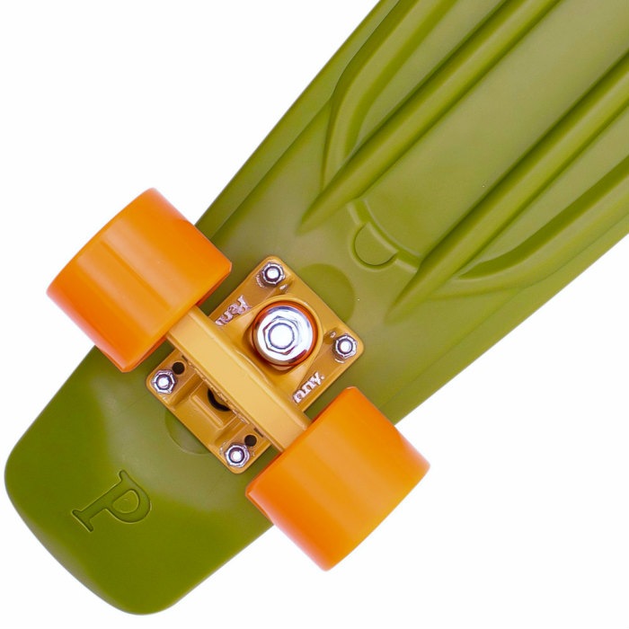 ¨ǼڥˡPENNY SKATEBOARDڥˡȥܡ CLASSICS 22" BURNT OLIVE 22 饷å  59mm ٥ Abec7 STEEL  