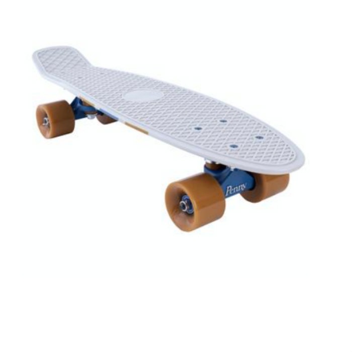 Penny スケートボード 青と白の波模様 Penny スケートボード 青と白の波模様 Penny スケートボード 青