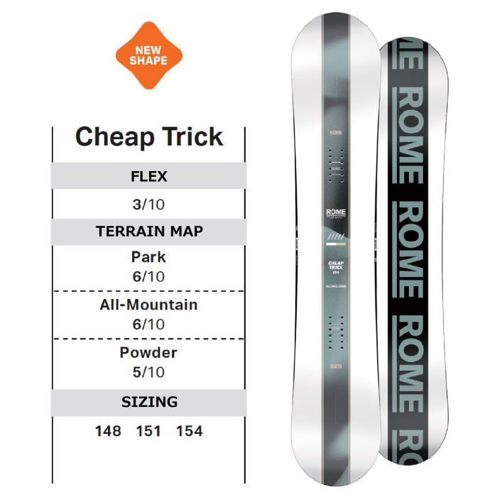 25-26 ROME Cheap Trick 154 フュージョンキャンバー ツイン ソフト