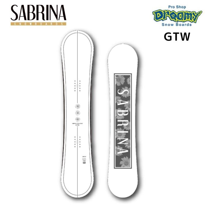 Sabrina - SABRINA サブリナ キティ 板 140 キャンバー 未使用 ☆ LOUVE | SABRINA SNOWBOARDS