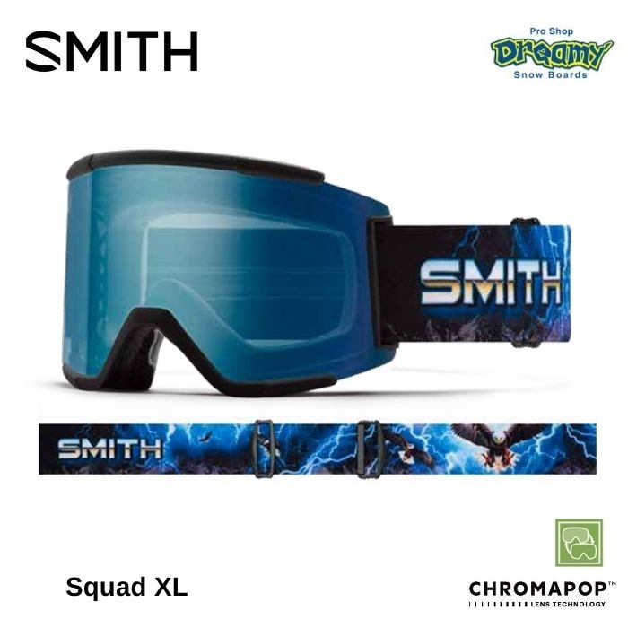 25-26 SMITH スミス SQUAD XL 010276094 Open Road クロマポップレンズ