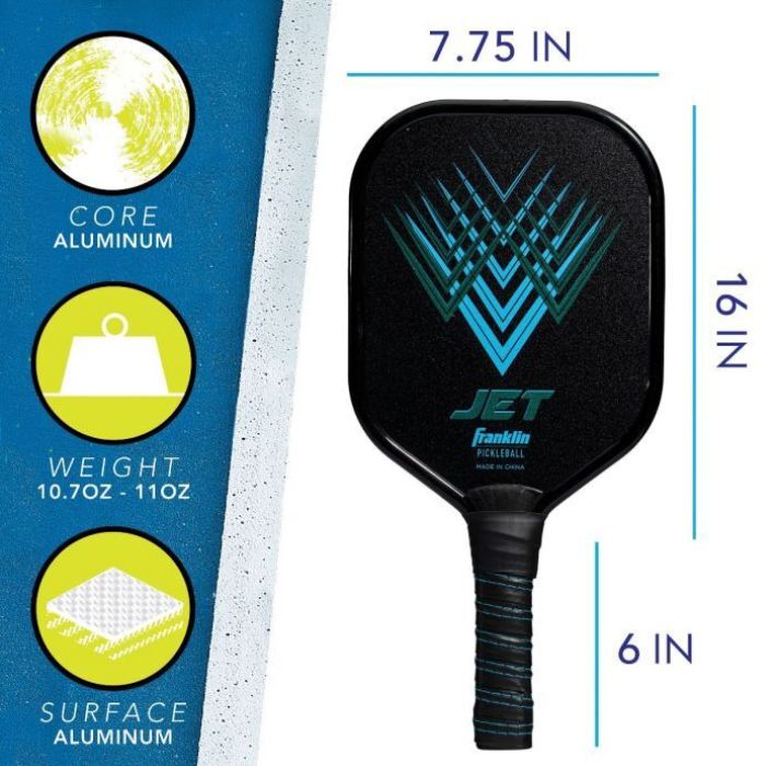 Franklin フランクリン JET ALUMINUM PICKLEBALL PADDLE 52744（BLUE