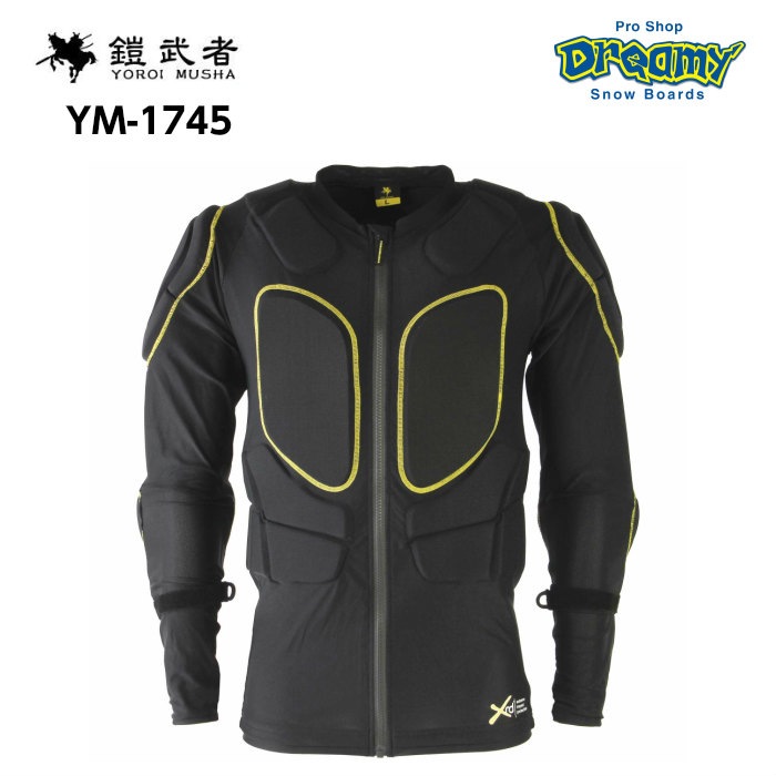 美品　鎧武者 YM-1745 xrdボディプロテクター 上半身 スノーボードXL 鎧武者 ヨロイムシャ ボディプロテクター YM-1745 ユニセックス
