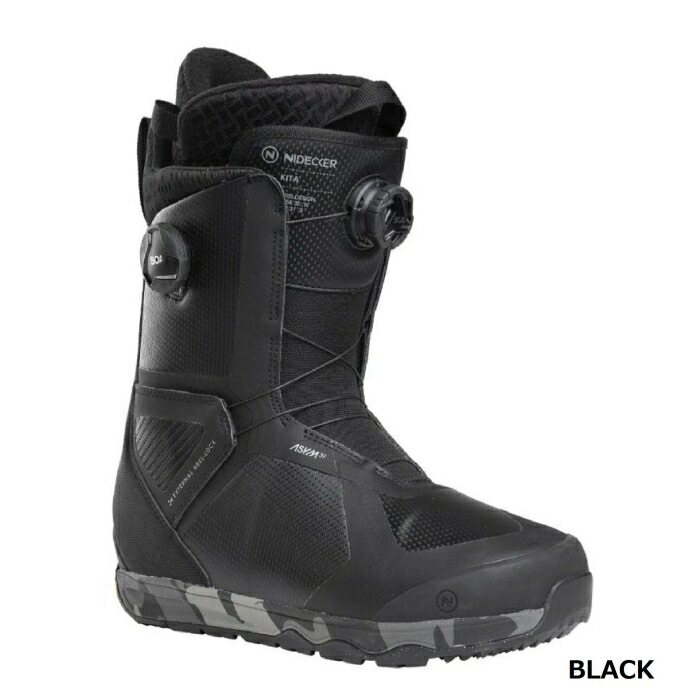 NIDECKER �ʥ��ǥå��� Kita BLACK ������ޥ���ƥ󥳥�ե����� �ϡ��ɥե�å��� �ǥ奢��������BOA �ӥ֥�� �����ҡ�����å� ���Ρ��ܡ��ɥ֡��� ������
