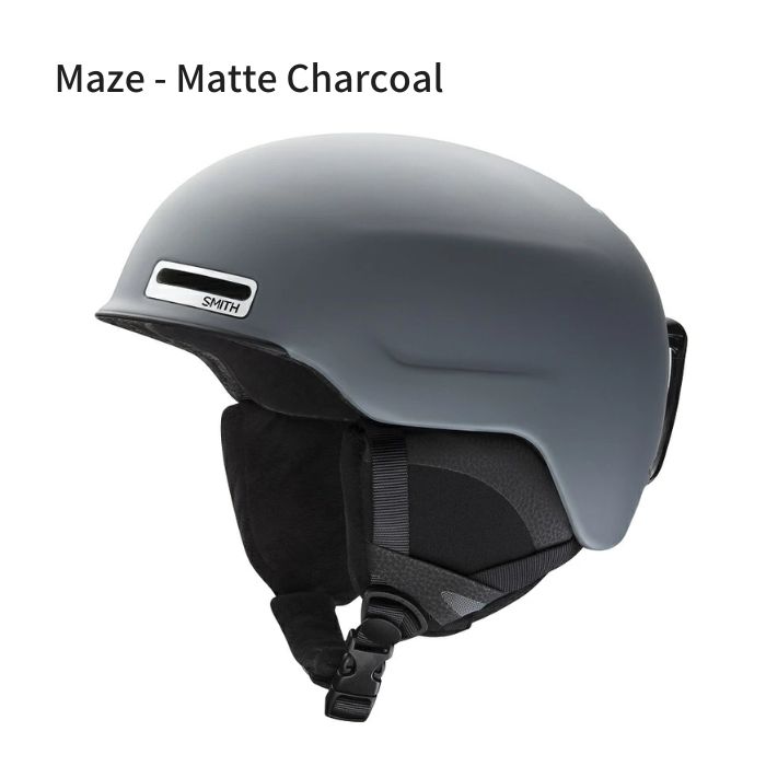 SMITH MAZEマットグレー ×チェックヘルメットMサイズ55-59センチ 2_000000014353.jpg?1678209905