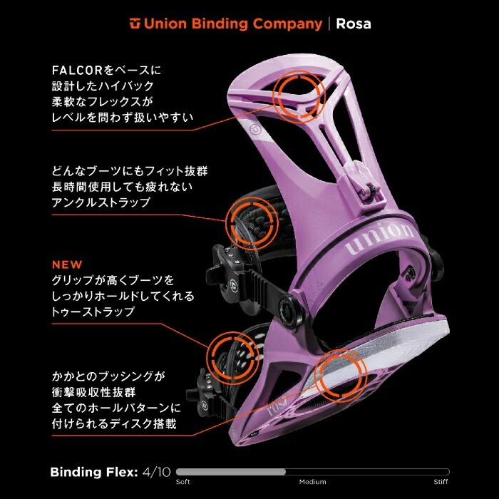 【WK】24-25 UNION/ユニオン ROSA Sサイズ WK様専用】24-25 UNION/ユニオン ROSA Sサイズ