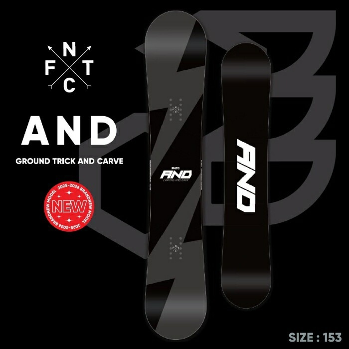 25-26 FNTC エフエヌティーシー AND ローダブルキャンバー ダブル