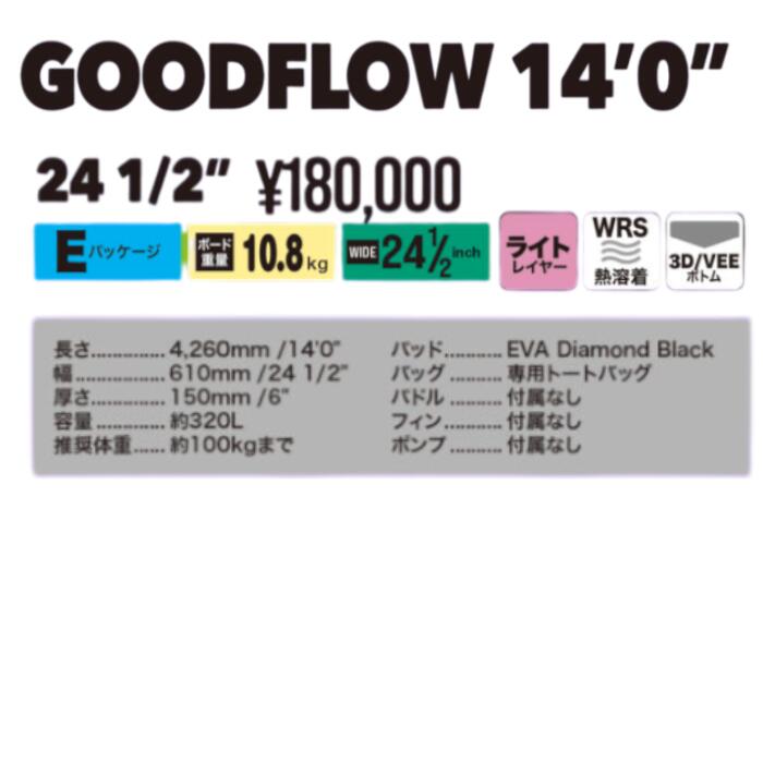 SOUYUSTICK ソウユースティック SPEED menu GOODFLOW 14'0” 幅 24 1/2