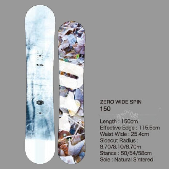 26-27 011 Artistic ZERO WIDE SPIN 148/150/152 ゼロワンワンアーティ