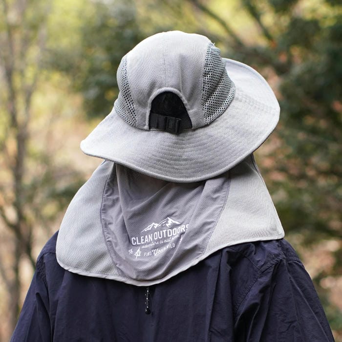 Clef FRESCO LONG SHADE HAT BC003 フレスコロング シェードハット