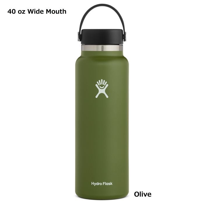 HydroFlask ハイドロフラスク 40oz Wide Mouth #890115 Olive 1,182ml