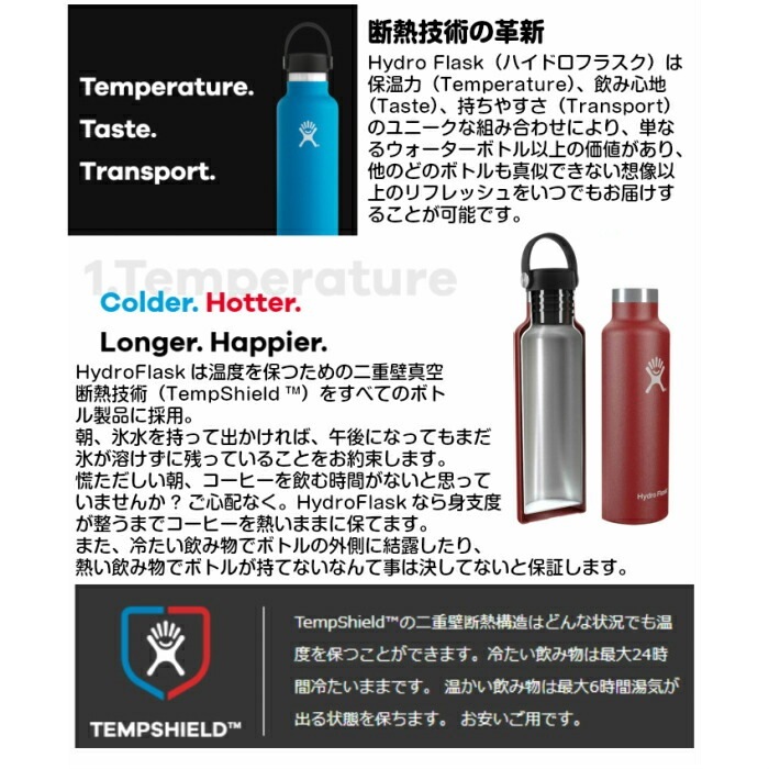 HydroFlask ハイドロフラスク 40oz Wide Mouth #890115 Black 1,182ml