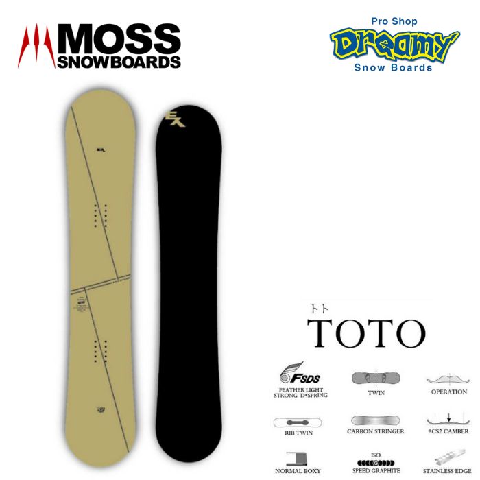 24-25 MOSS SNOWBOARDS モススノーボード TOTO トト オールラウンド