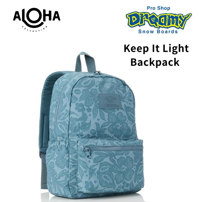 ALOHA アロハ aloha-collection Keep It Light Backpack Breezy Slate