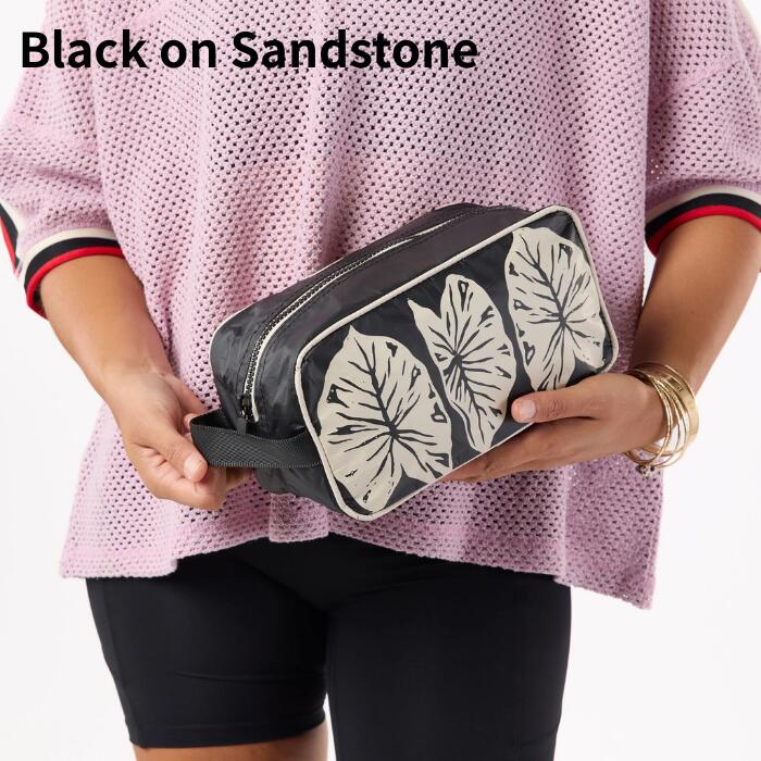 ALOHA COLLECTION アロハコレクション Dopp Kit Kalo Black on
