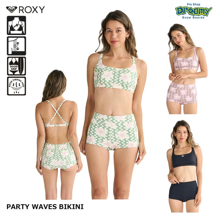SummerSale】ROXY PARTY WAVES BIKINI RSW251005 ビキニ バッククロス