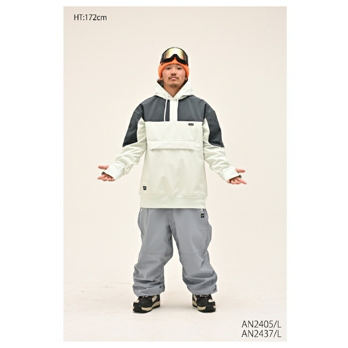 24-25 ANTHEM SHOULDER PATCH HOODIE AN2405 耐水ボンディング